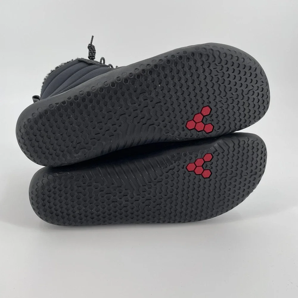 Vivobarefoot Gobi Hiber Winter Boot PrimaLoft Insulated Obsidian Black 38 NIB